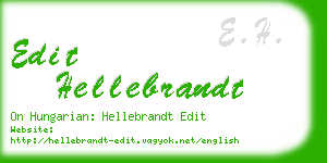 edit hellebrandt business card